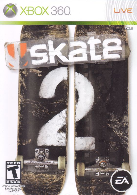 Skate 2 box art for Xbox 360